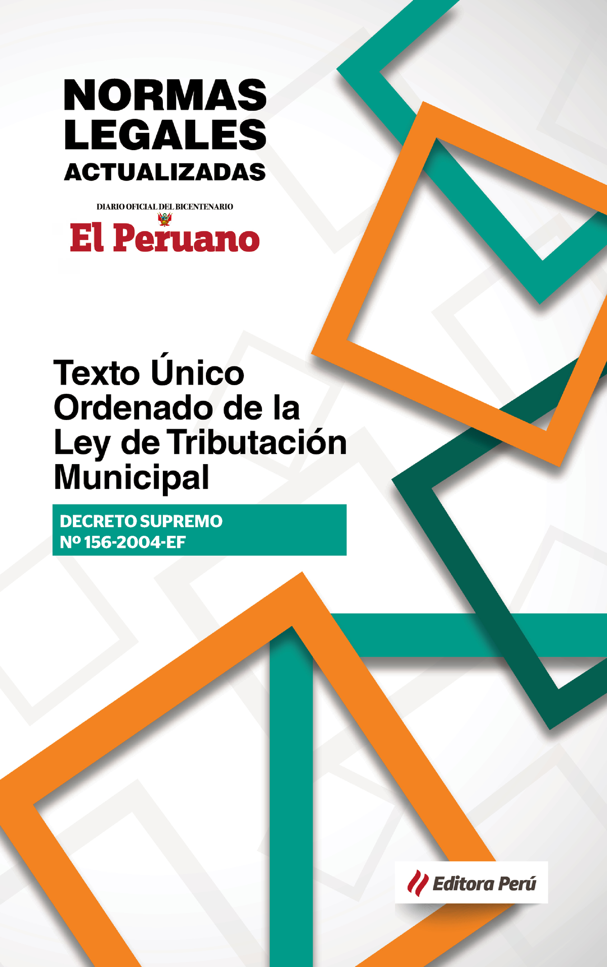 LEY DE Tributacion - 2022 - DECRETO SUPREMO Nº 156-2004-EF TEXTO ÚNICO ...