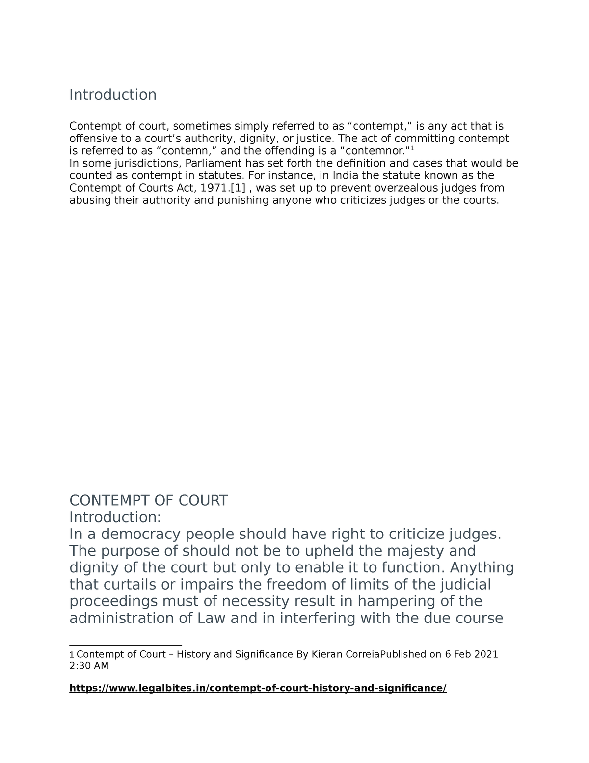 Contempt Of Court Introduction Contempt Of Court Sometimes Simply   Thumb 1200 1553 