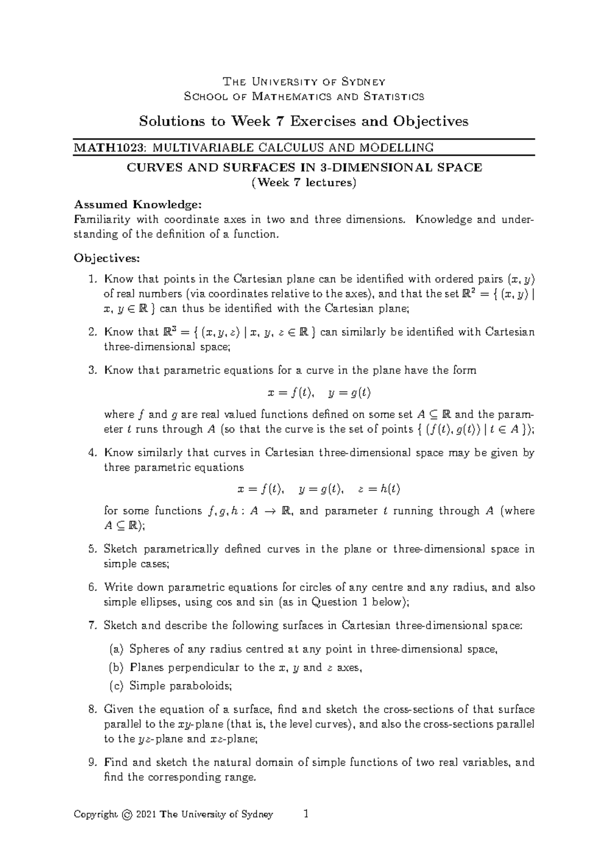 Exercises Chapter 07-SOLS - The University of Sydney School of ...