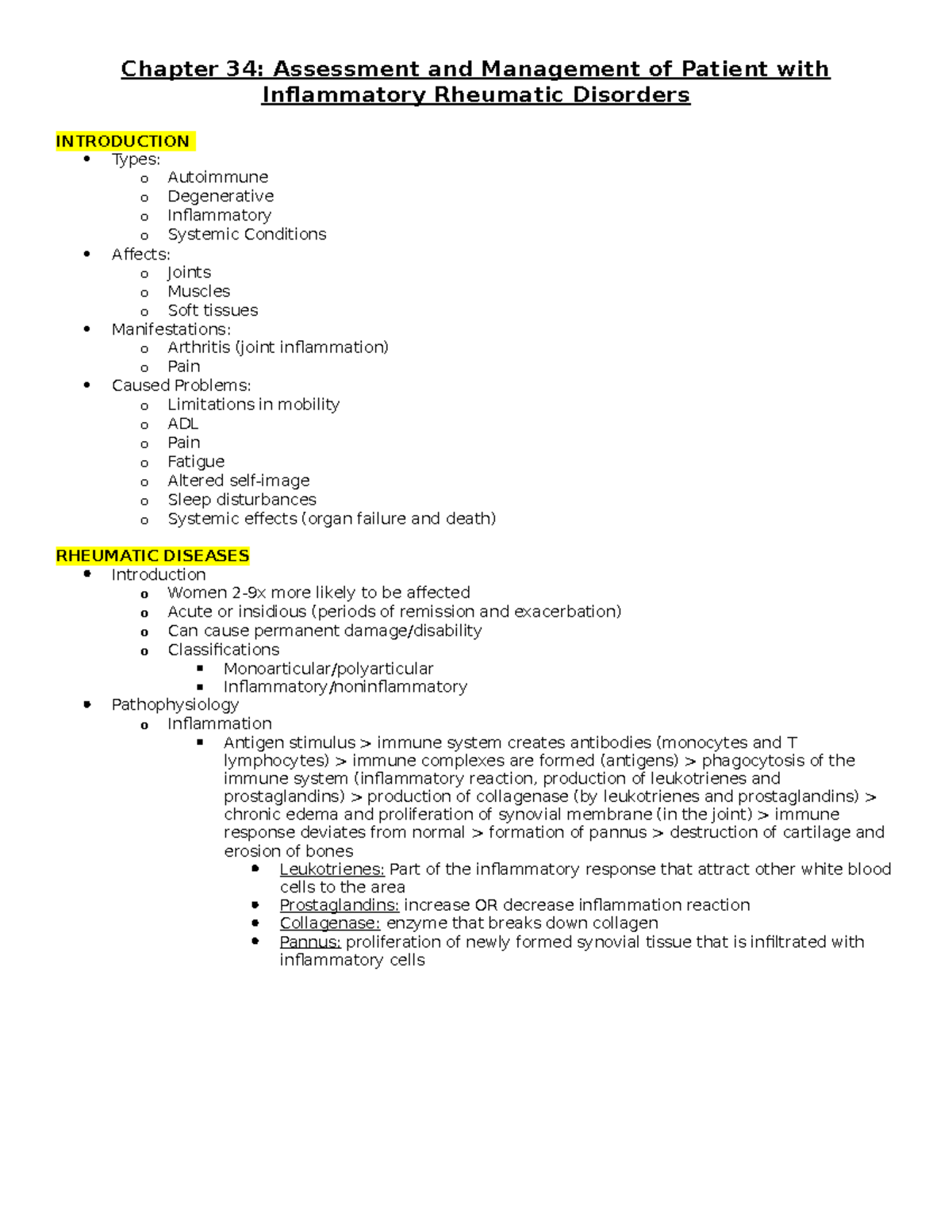 34-book-notes-chapter-34-assessment-and-management-of-patient-with