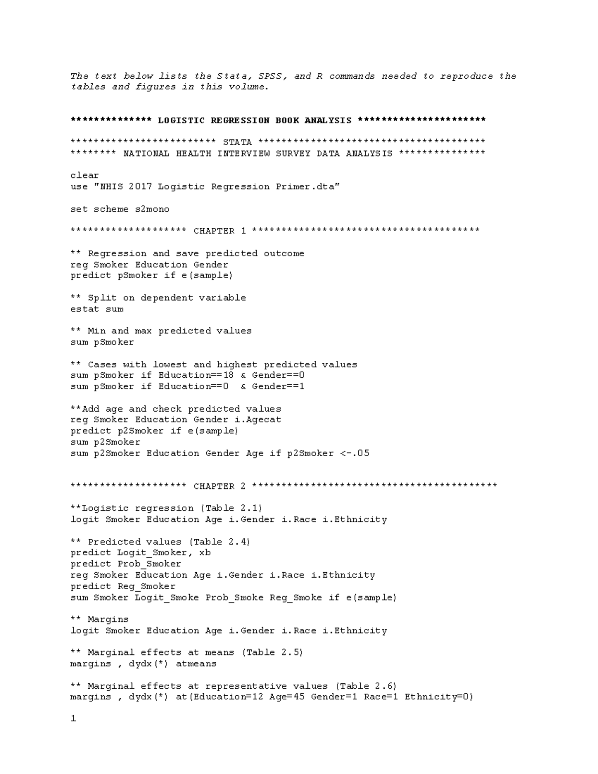 Quản trị bán lẻ - The text below lists the Stata, SPSS, and R commands ...