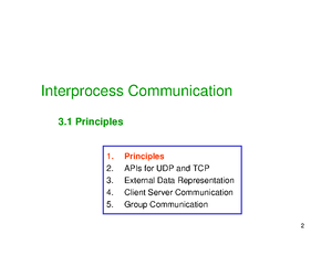 Communication in Distributed Systems - Computer Science CS677 ...