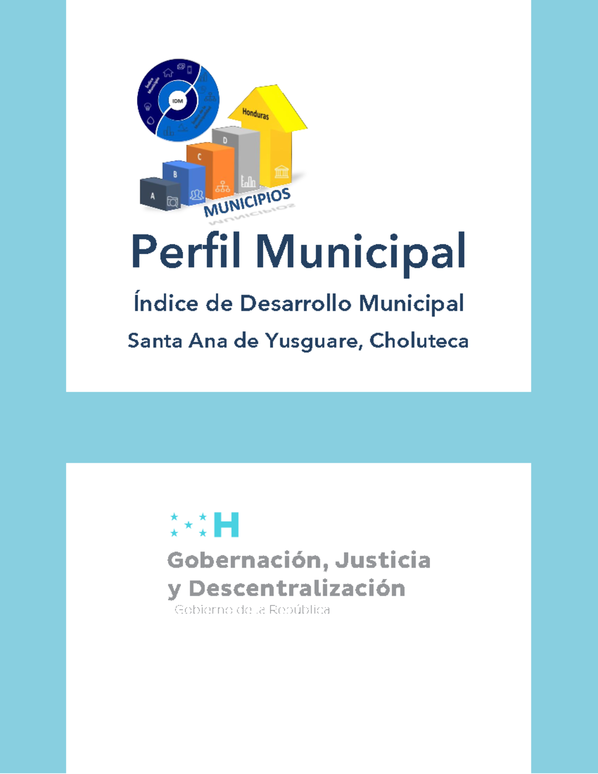 0616 Choluteca Santa Ana de Yusguare Perfil Municipal Índice de