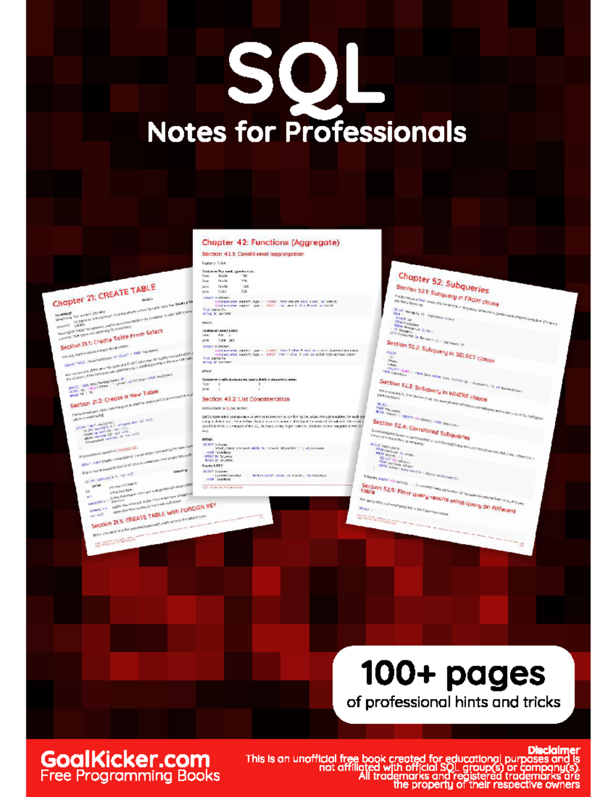Sql notes - SQL Notes for Professionals Chapter 42: Functions ...