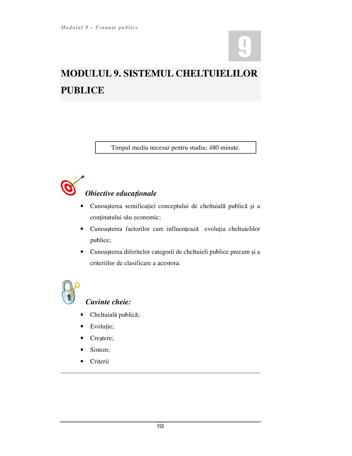 M09 - Ok Finante - MODULUL 9. SISTEMUL CHELTUIELILOR PUBLICE ...