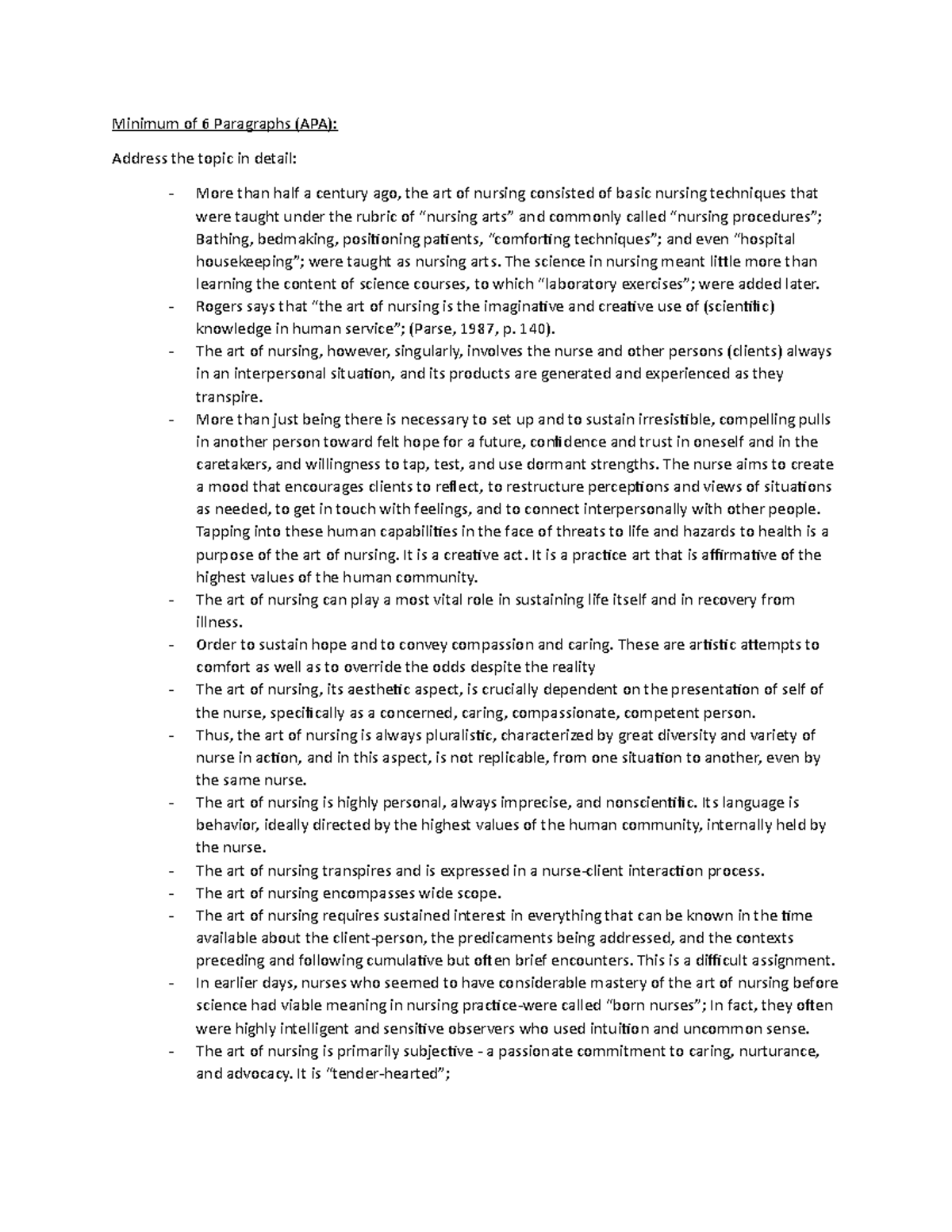 Journal 1 Mercy - Minimum of 6 Paragraphs (APA): Address the topic in ...