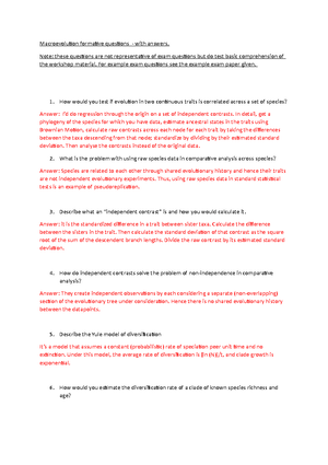 Example Data Interpretation Questions and Answers - Example data ...