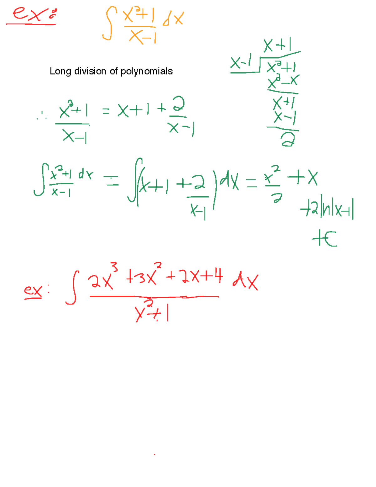 Class 6 Notes (to be filled) - Mat137Y1 - Studocu