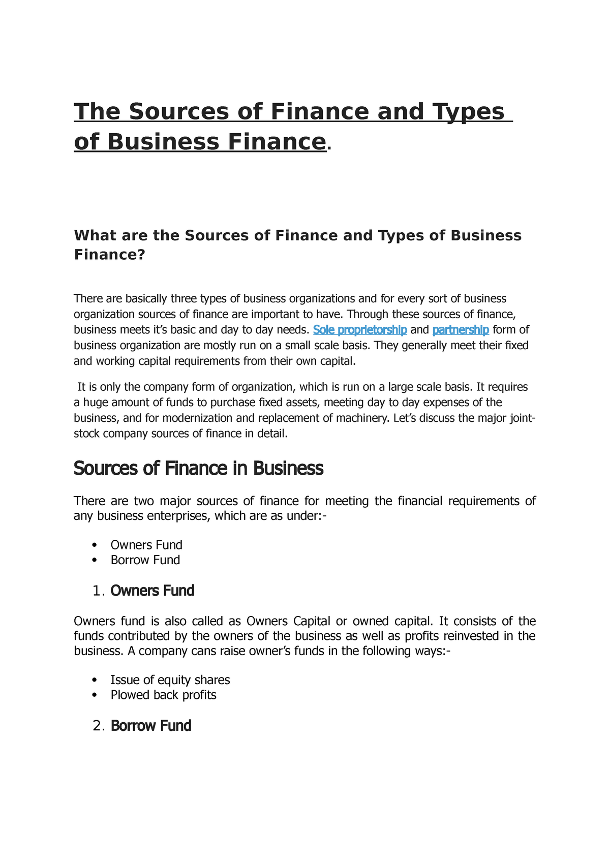 the-sources-of-finance-and-types-of-business-finance-what-are-the