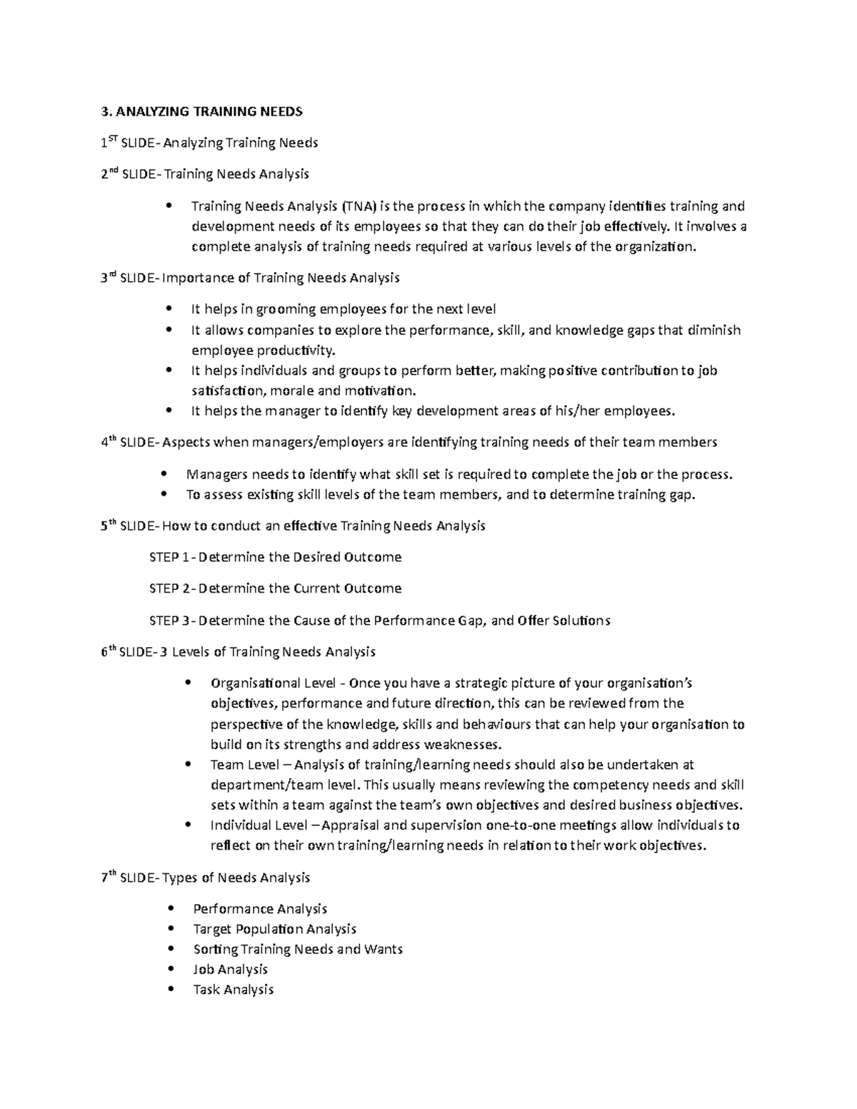 HRM human resouce mangement development - BSBA Human Resource ...