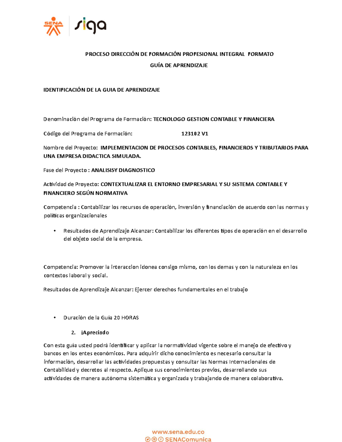 GFPI F 019 GUIA DE Aprendizaje disponible 1 - PROCESO DIRECCIÓN DE ...