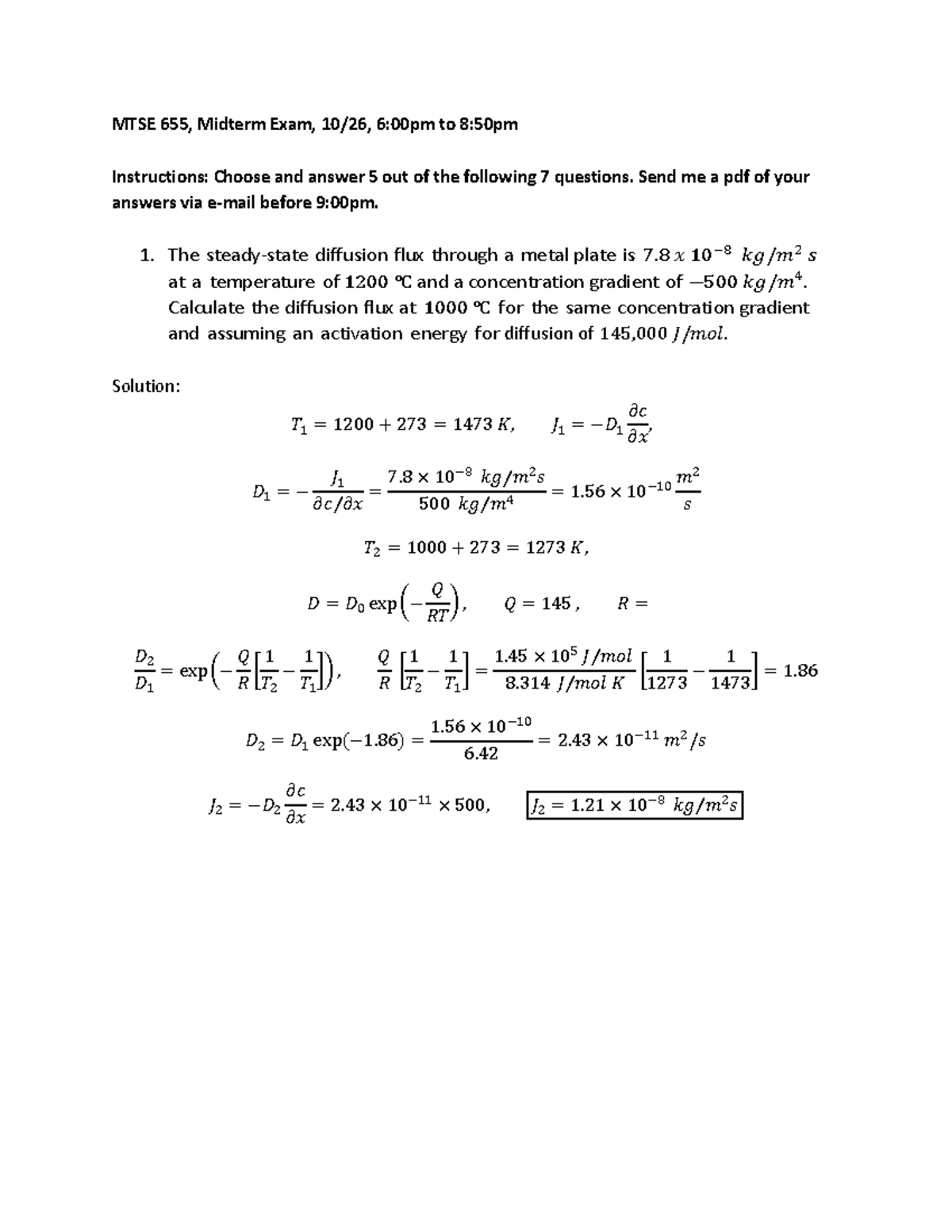 study-material-mid-term-exam-and-solution-mtse-655-midterm-exam