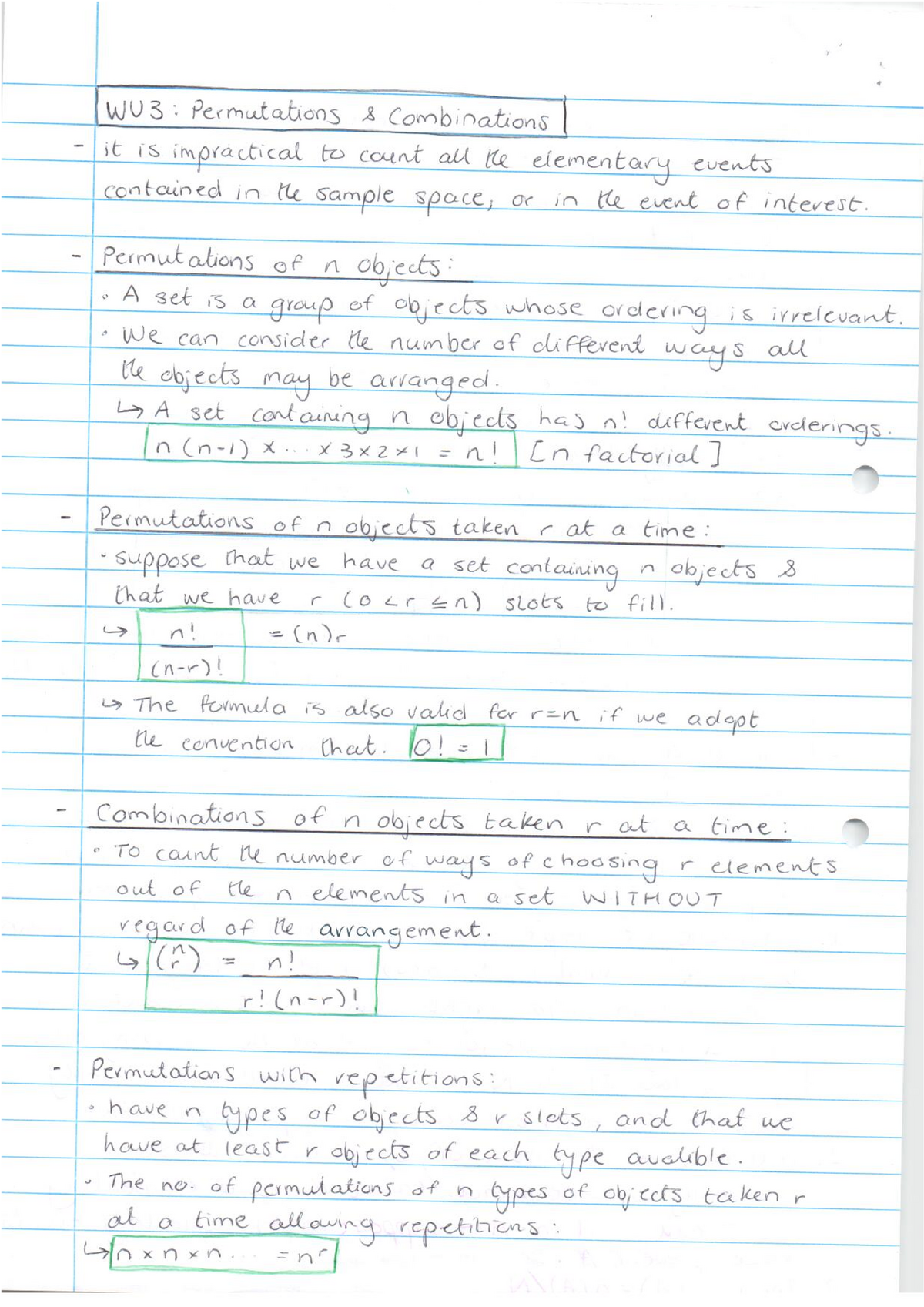 STATISTICS NOTES - STA1006 - Studocu