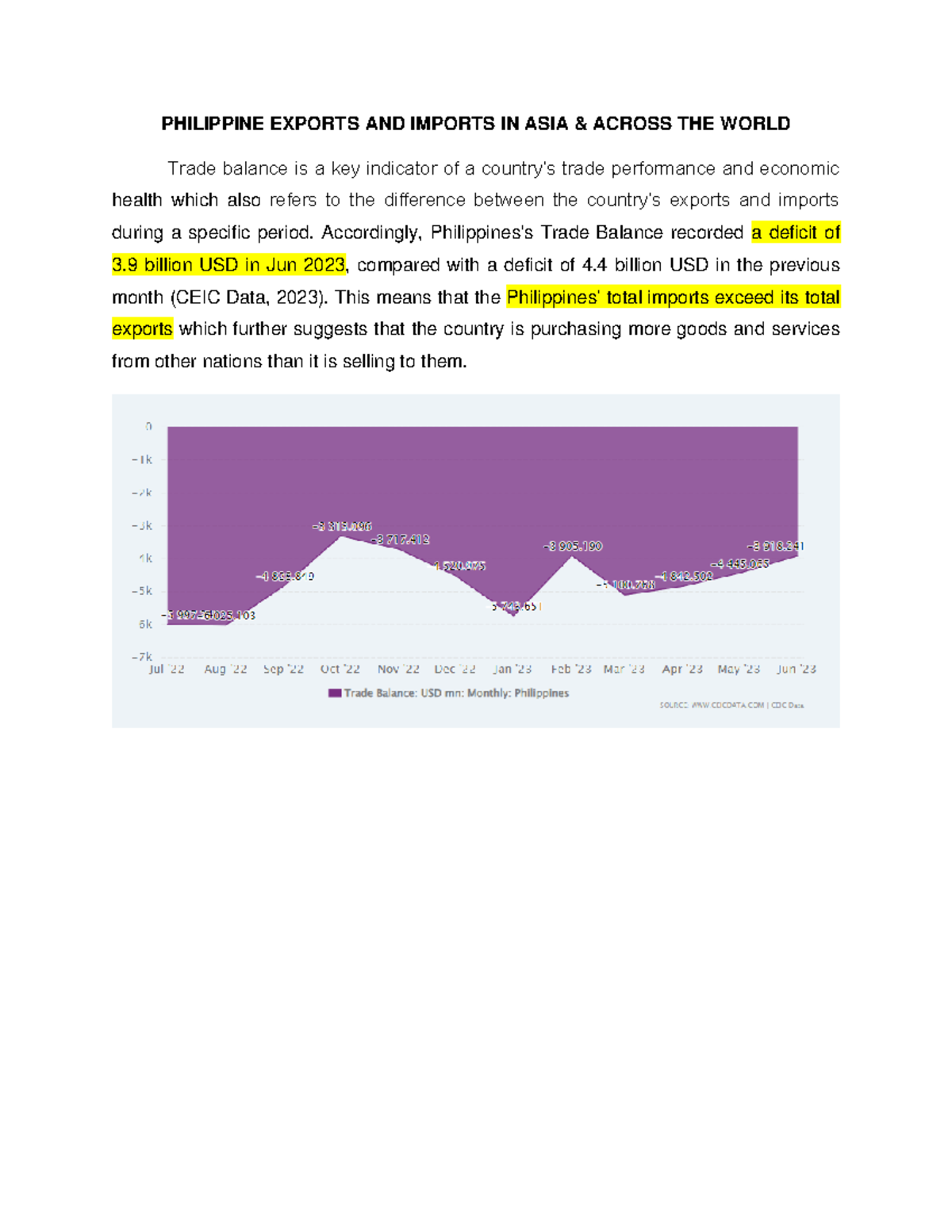 Philippine Exports & Imports - PHILIPPINE EXPORTS AND IMPORTS IN ASIA ...