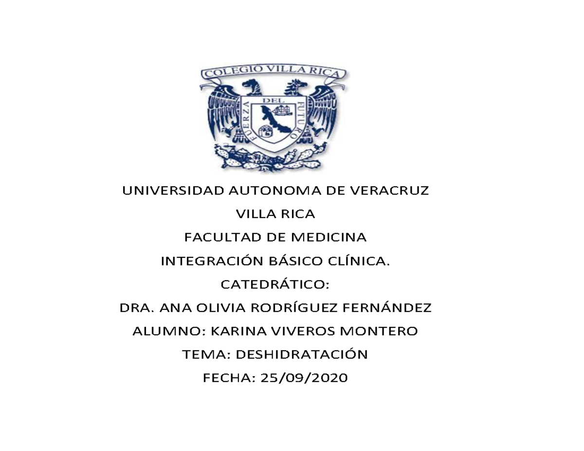 IBC Deshidratación - Warning: TT: undefined function: 32 UNIVERSIDAD