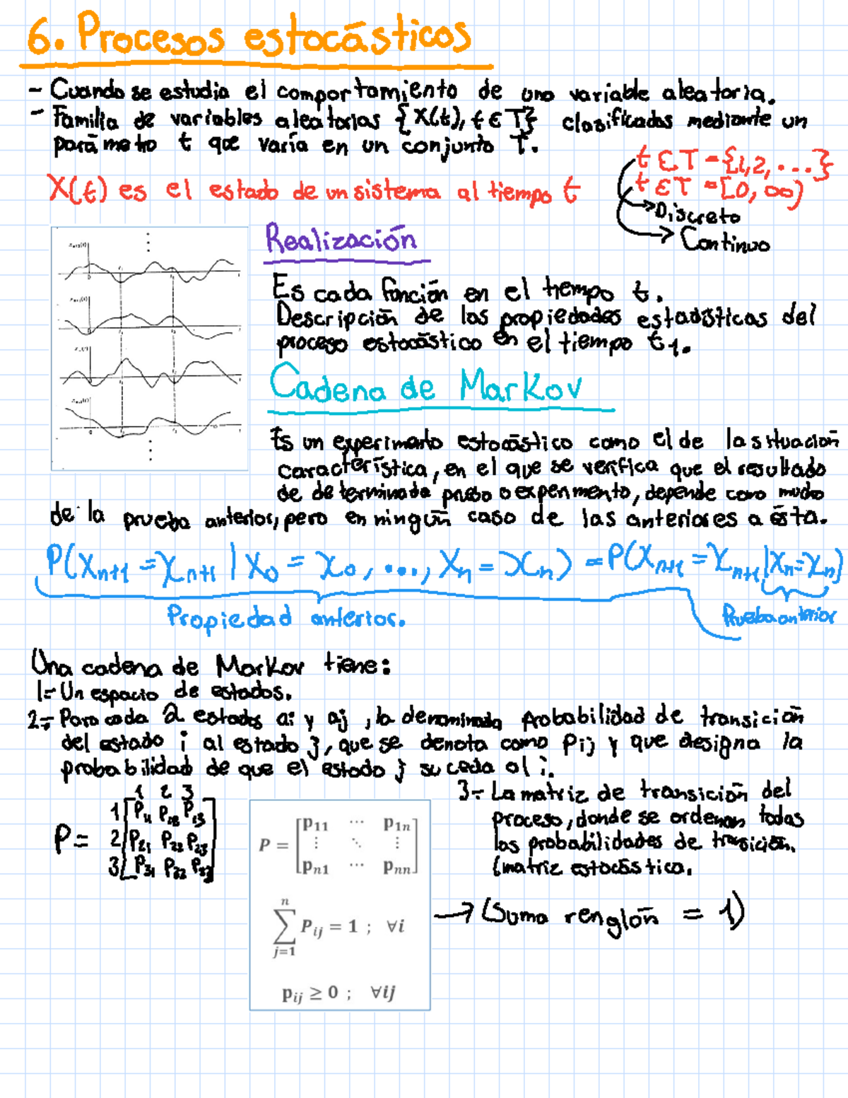 6. Procesos Estocásticos - Estadística - Studocu