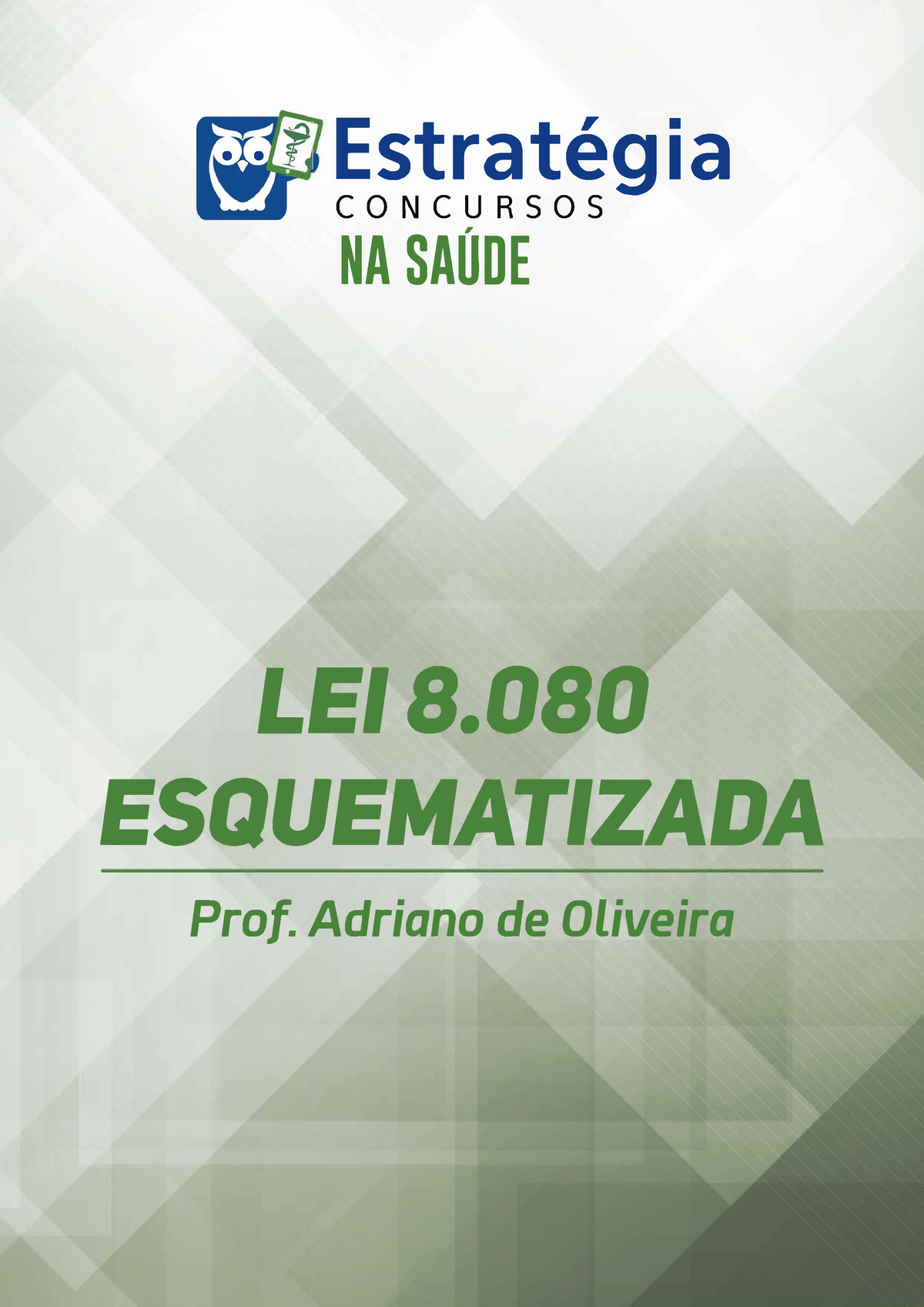 LEI-8080- Esquematizada 1 - .. R Estratégia CONCURSOS NA SAÚDE LEIB ...