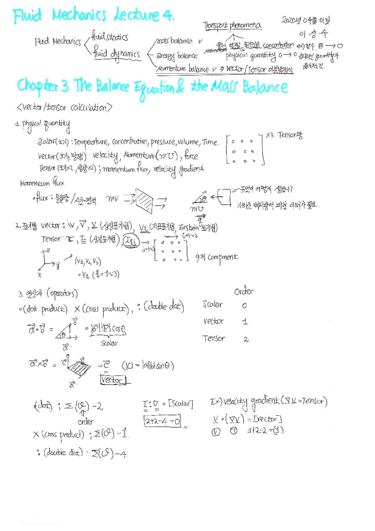 Fluid Mechanics Lecture 5 - 26202 042 Transport phenomena fluidstatics ...