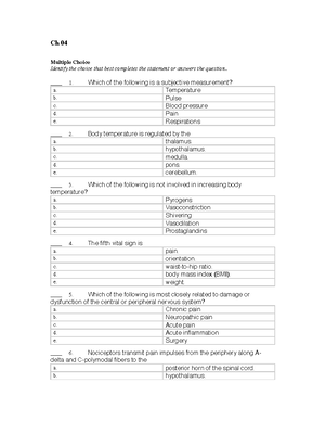 Cranial Nerves - CN Name Location M/S/ Para Function How test? I ...