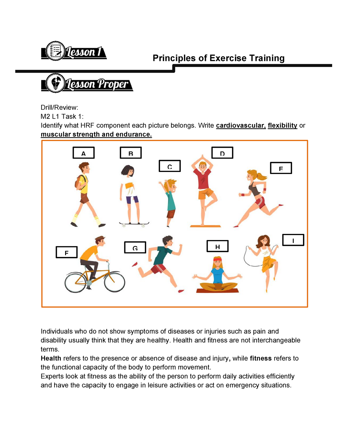 PE Poster: Principles Of Exercise Physical Education, 53% OFF
