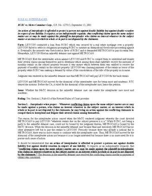 Rule 61 - Summary Civil Procedure - Francisco v. Zandueta, et al., G ...