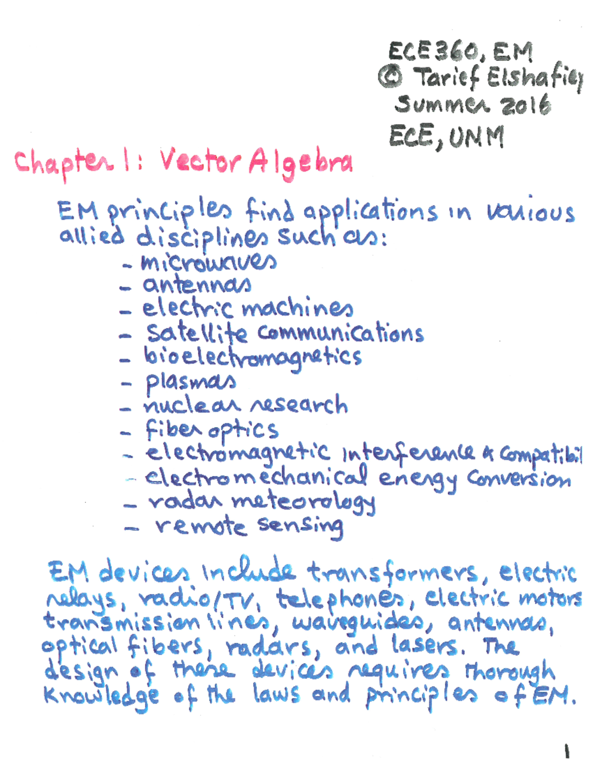 Ch1 - 360 - professor's notes, colour coded - ECE 360 - Studocu