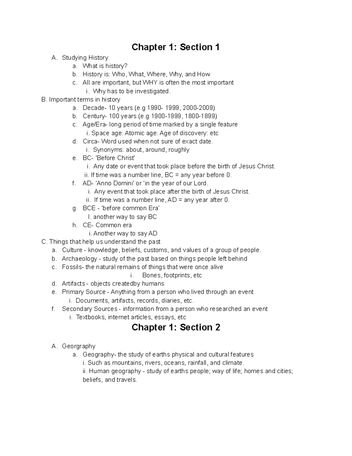 history-anytime-notes-chapter-1-section-1-a-studying-history-a