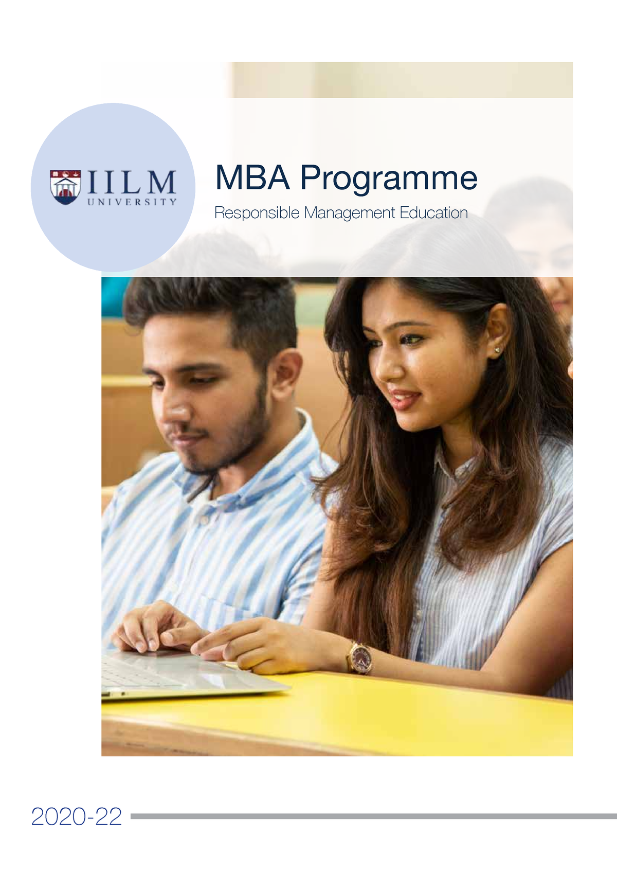 Old IILM University MBA Brochure - ####### Responsible Management ...