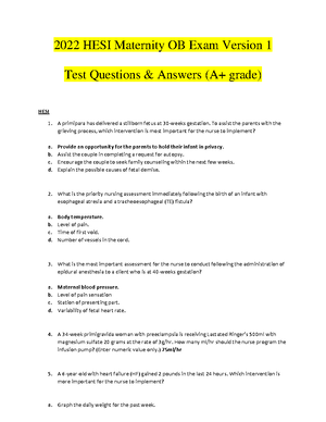 OB Math calculations 1 -12 - OB math calculations – A patient is