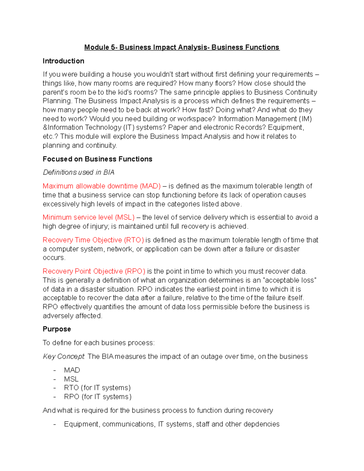 module-5-business-impact-analysis-business-functions-module-5