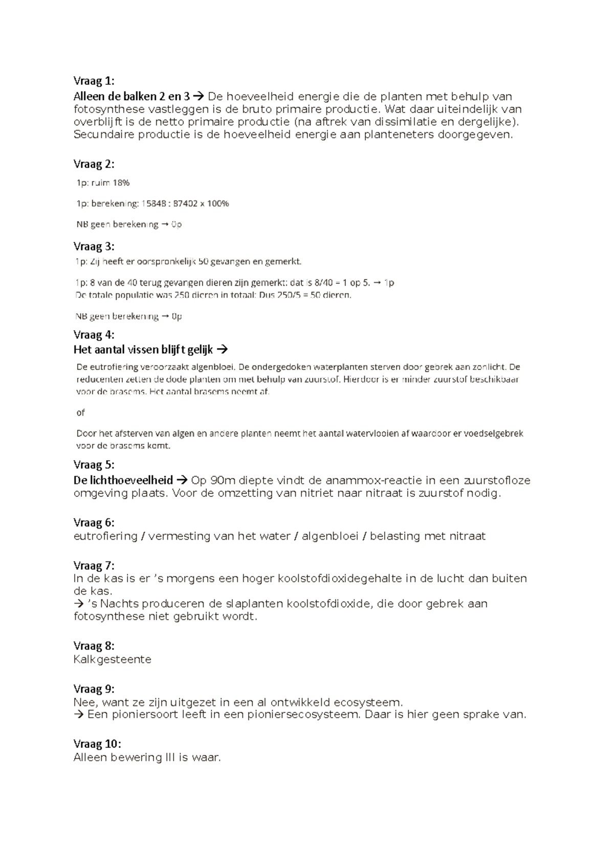 Oefentoets HAVO 4 Hoofdstuk 8 Antwoorden - Vraag 1: Alleen De Balken 2 ...