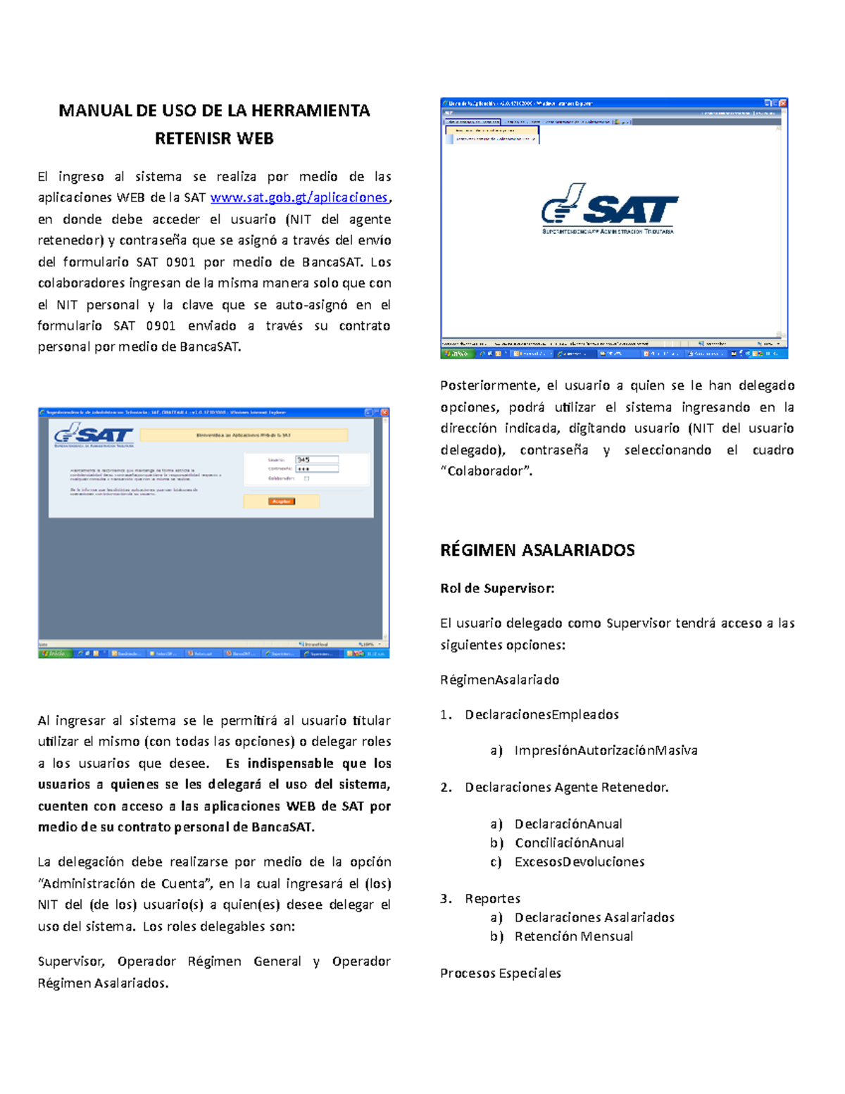 Manual de uso Sistema Reten ISR Web Final 14 Dic 2010 - MANUAL DE USO ...