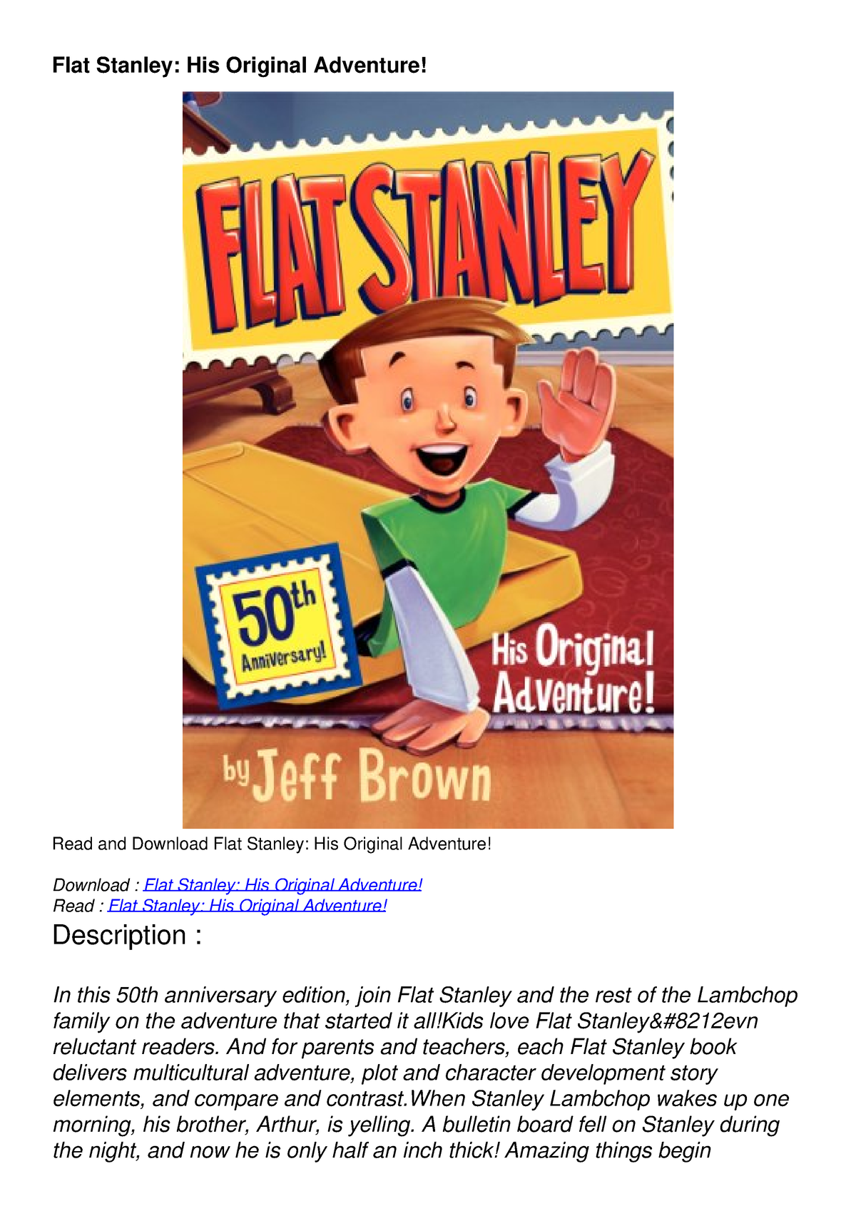 pdf-read-download-flat-stanley-his-original-adventure-flat-stanley