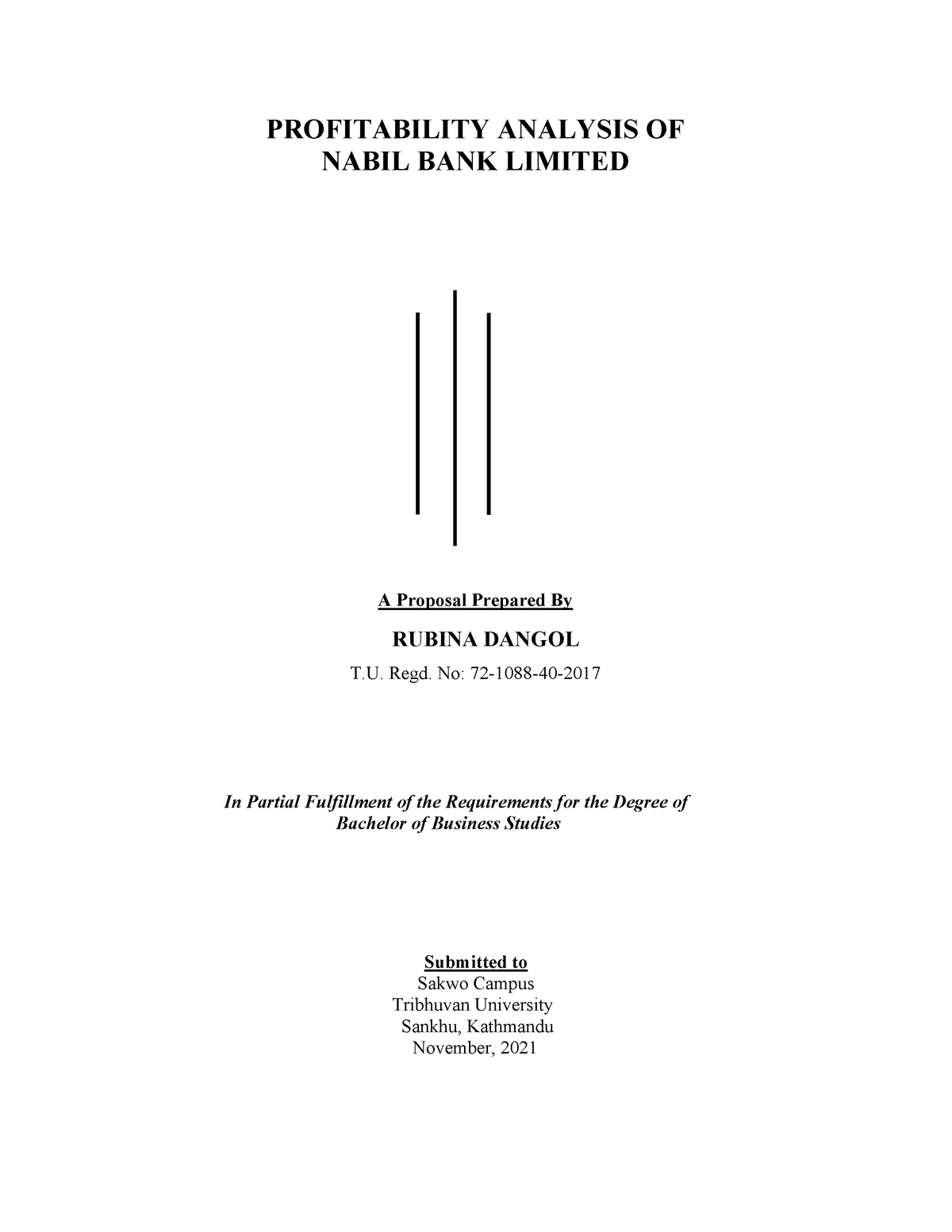 thesis on financial analysis of nabil bank