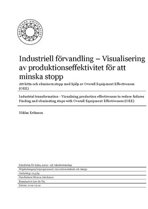 Examensarbete Inom Maskinteknik - Konstruktion Av En Standardiserad ...