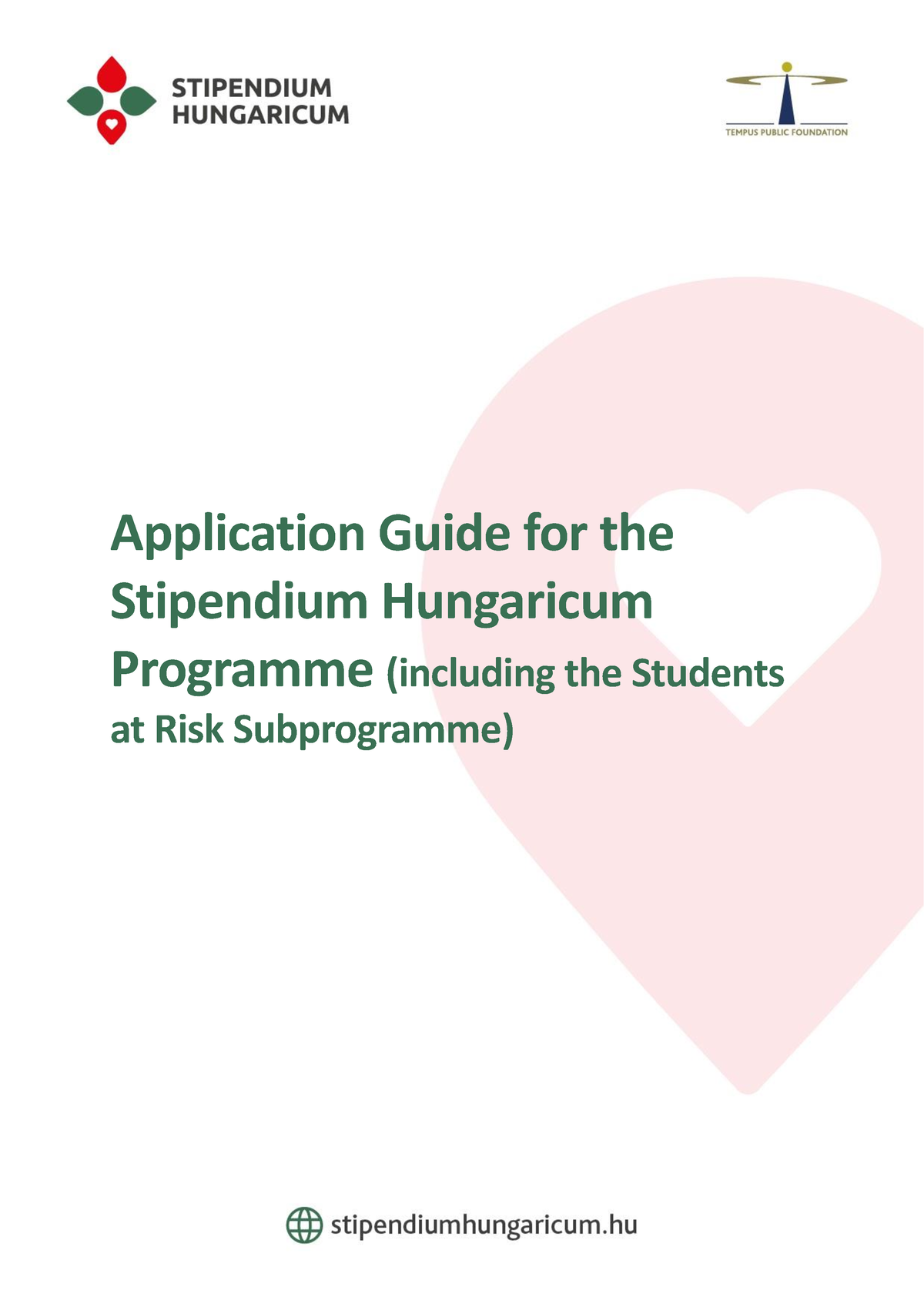 Application Guide For The Stipendium Hungaricum Programme 2024 25 ...