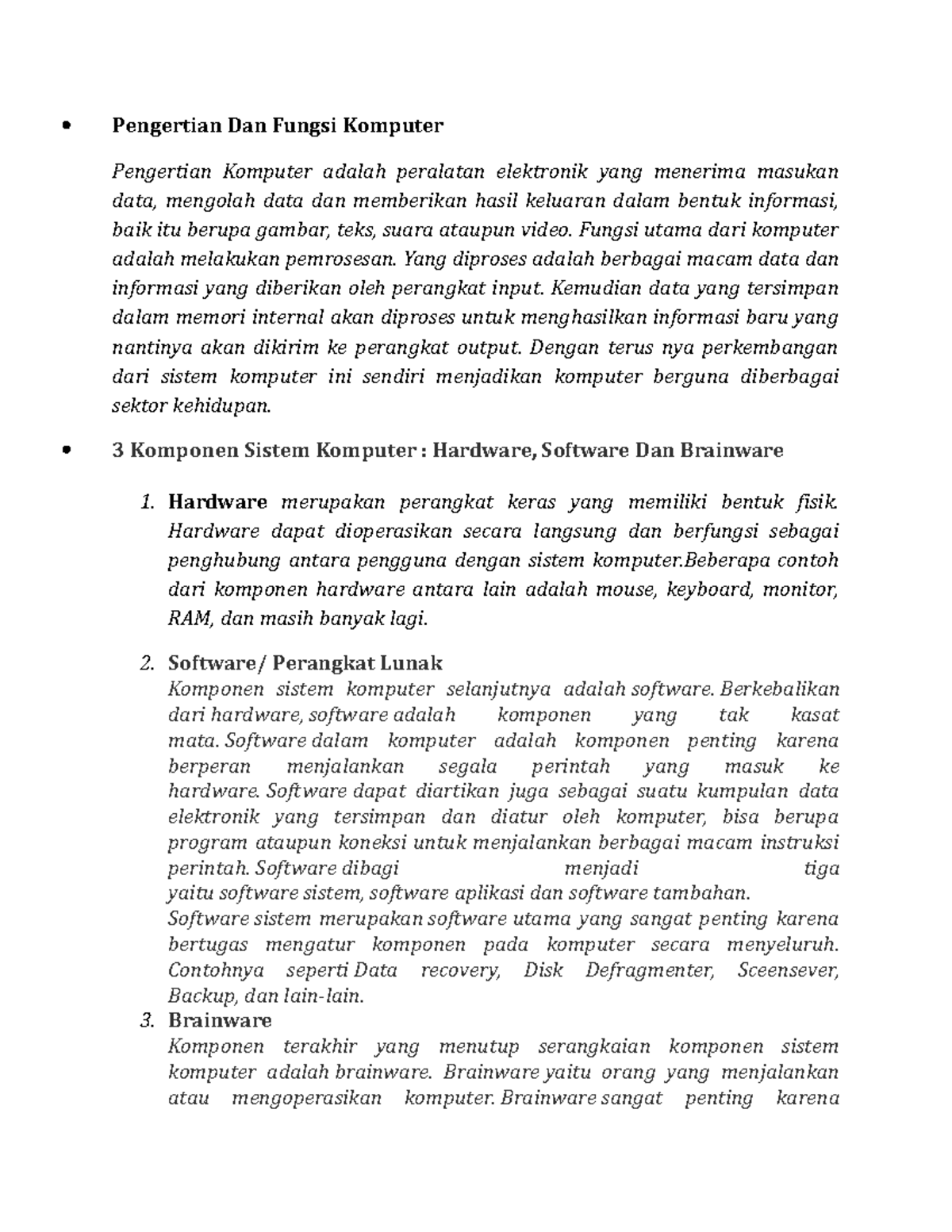 Pengertian Dan Fungsi Komputer - Pengertian Dan Fungsi Komputer ...