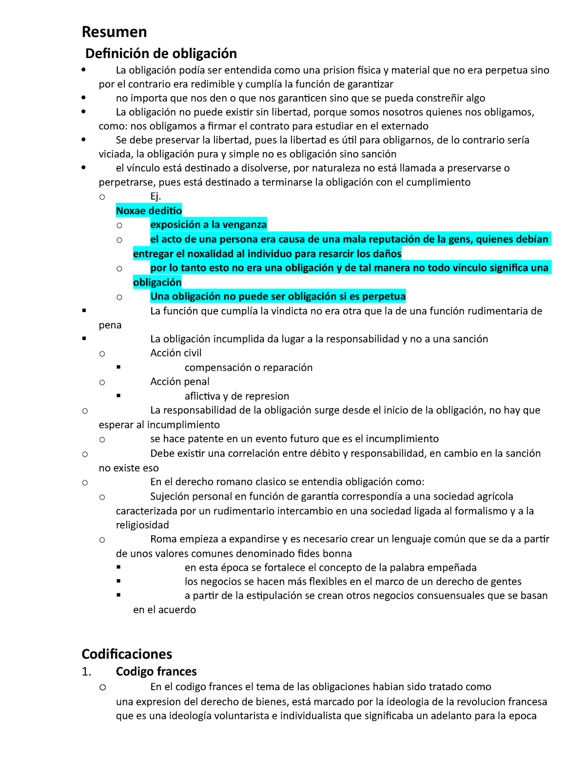 Resumen Obligaciones Resumen Definición De Obligación La Obligación Podía Ser Entendida Como 1479