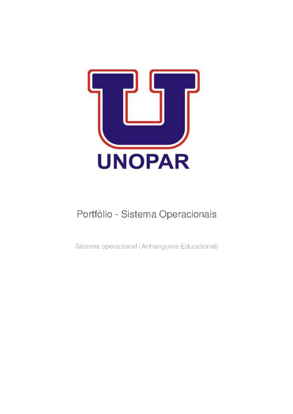 Portfolio Sistema Operacionais Gabriel Souza - Portfólio - Sistema ...