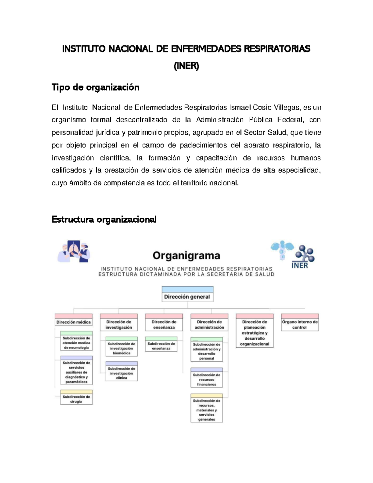 Actividad 10. Gestion en salud - INSTITUTO NACIONAL DE ENFERMEDADES ...
