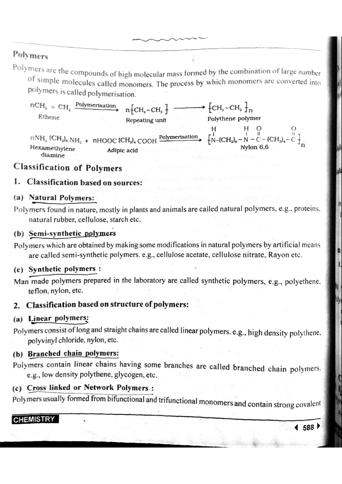 Polymers - Introduction To Polymer Chemistry - Studocu