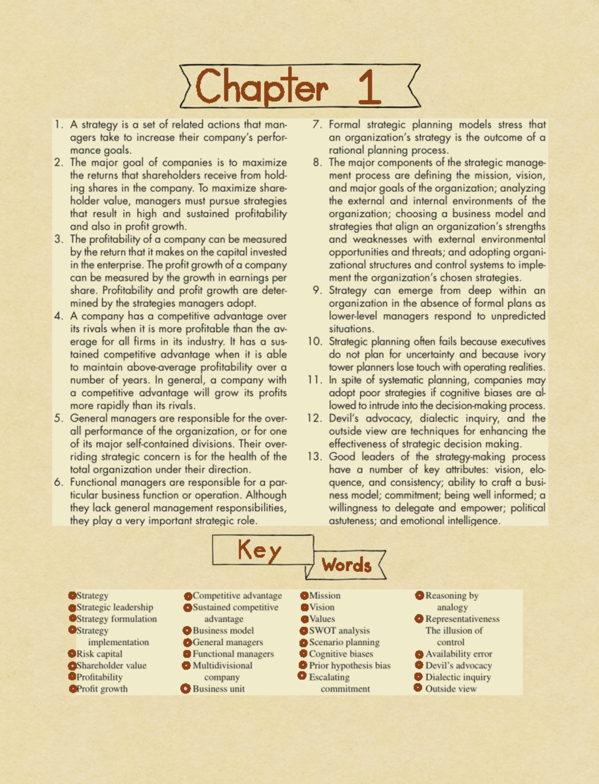 Mkt ch 1 - key word - MKT 4310 - a pyo F a call By a a - Studocu