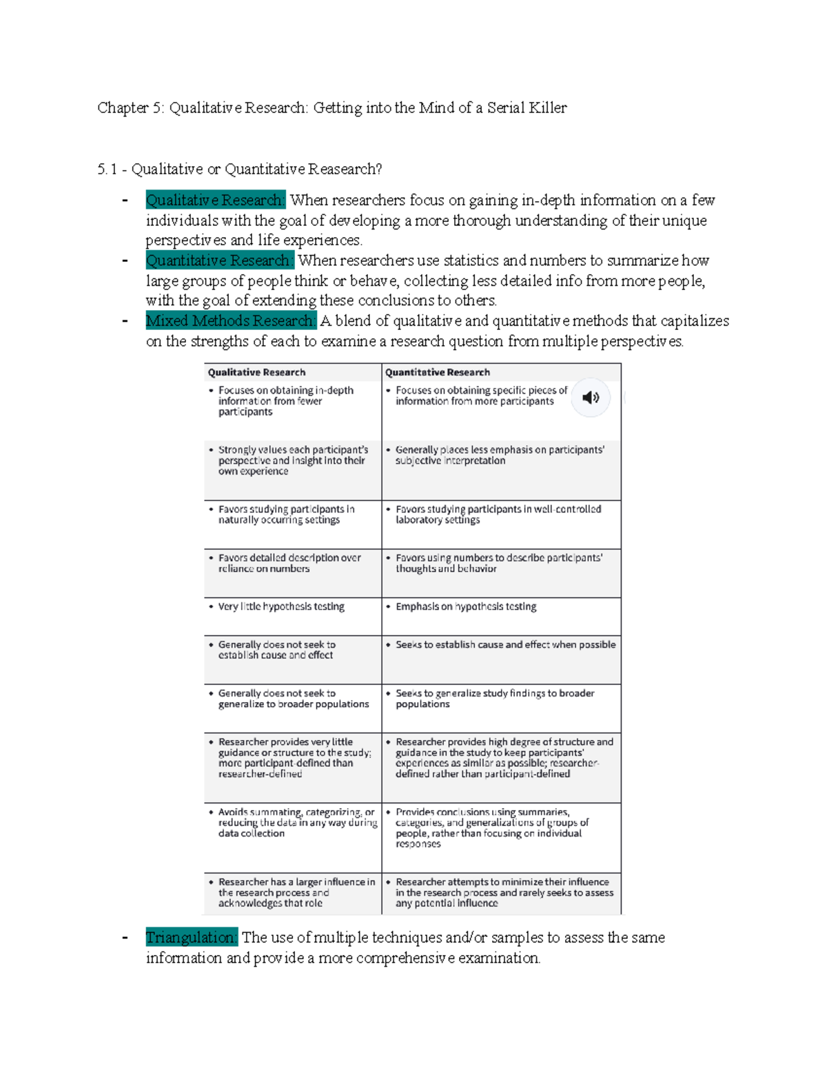 research chapter 5 qualitative