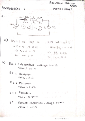 Screenshots lab5 - Fundamentals of Electric circuit - Circuit 1 VAD VBD ...