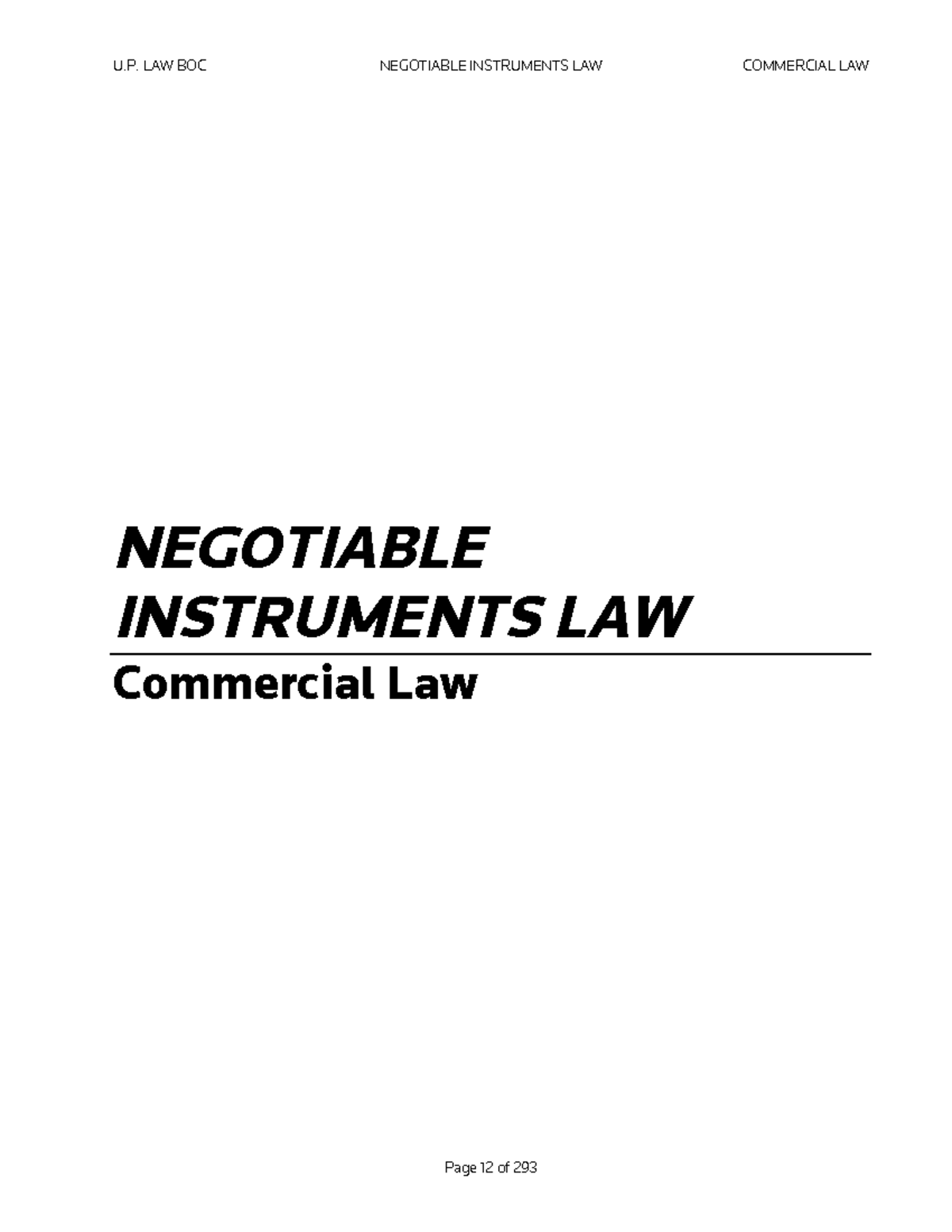 comm-03-nego-law-negotiable-instruments-law-commercial-law