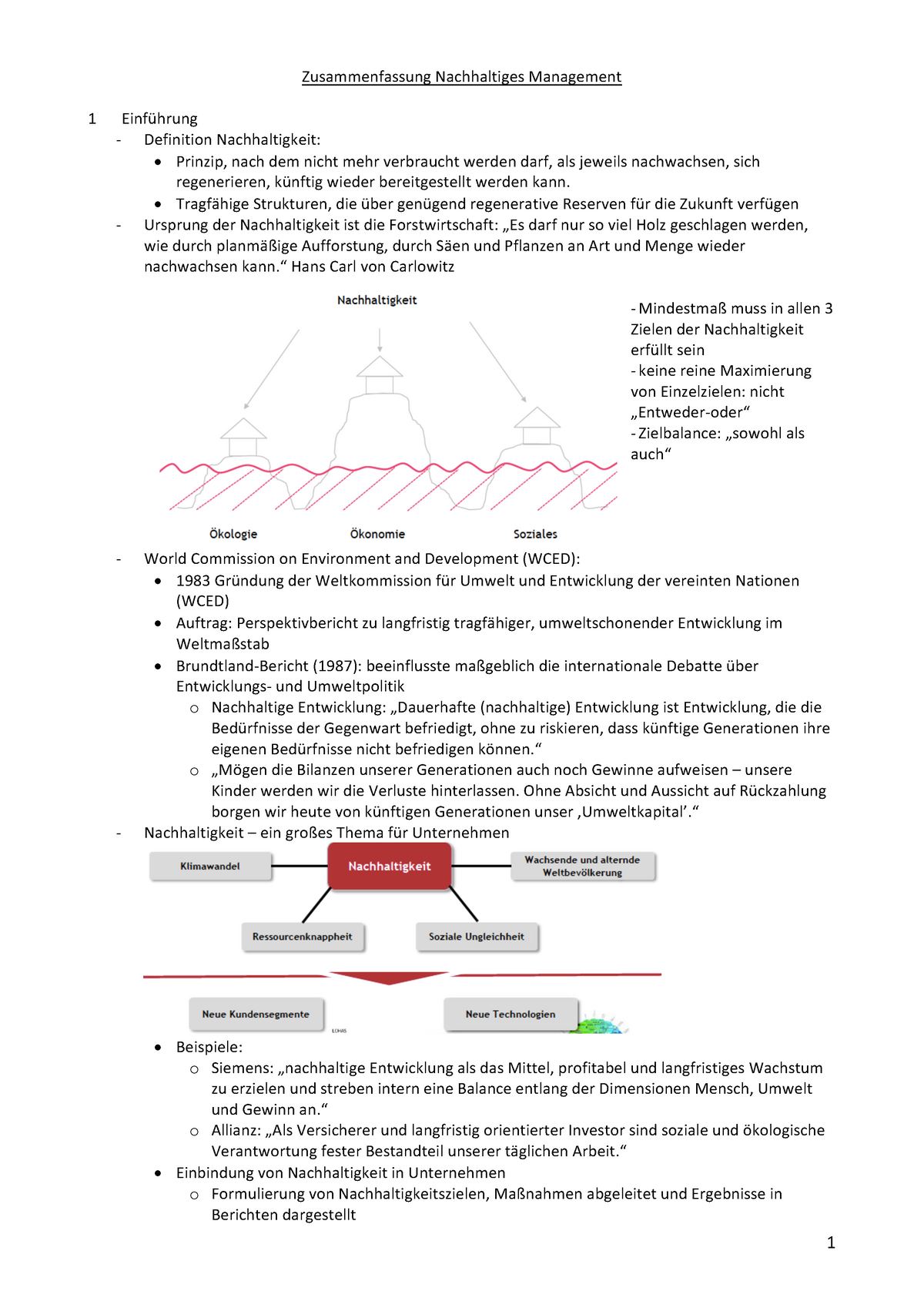 Zusammenfassung Nachhaltiges Management Zusammenfassung Nachhaltiges Management Definition Nachhaltigkeit Prinzip Nach Dem Nicht Mehr Verbraucht Werden Darf Als Studocu