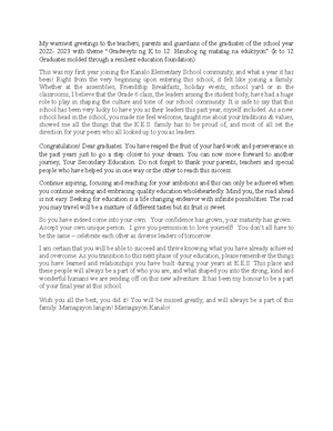 Multigrade Semi Detailed Lesson Plan - Objectives At the end of the ...