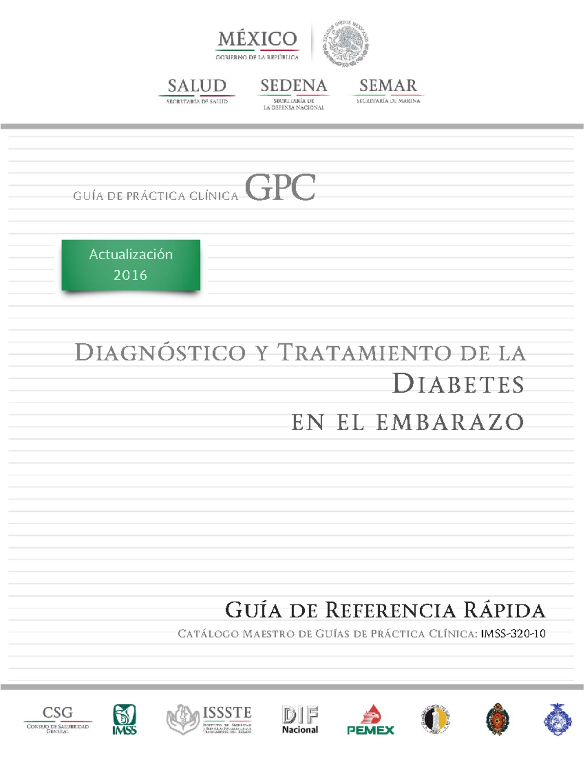guia de practica clinica diabetes en el embarazo