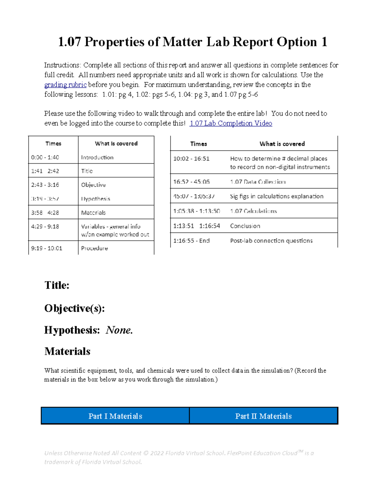 assignment 01.07 properties of matter lab