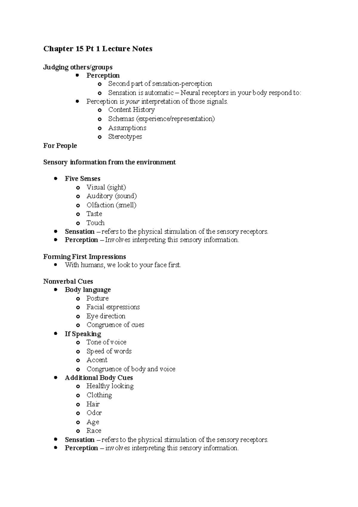 Chapter 15 Pt 1 Lecture Notes - Chapter 15 Pt 1 Lecture Notes Judging ...